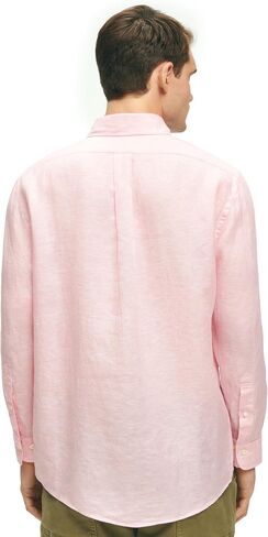 Brooks Brothers Men's Irish Linen Long Sleeve Sport Shirt in Saudi Arabia