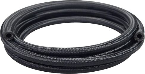 خط وقود 10AN ، AN10 مضفر خرطوم الوقود نايلون CPE 10ft أسود in Kuwait