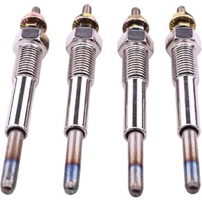 4 Pcs Glow Plugs 9-82511978-0 Compatible with Isuzu C240 C190 C201 C221 4BA1 D500 4FA1 Diesel Engine 12V