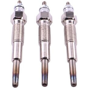 3pcs Glow Plugs 185366190 TPN257 185366060 متوافق مع Holland L125 LS125 L140 LS140 L150 LS150 L160 FORD 1100 1110 1120 1200 1210 PERKINS 100 400