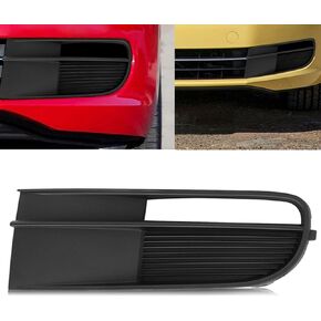 MotorFansClub Front Bumper Fog Light Lamp Grille Cover Fit for Volkswagen VW Beetle 2012 2013 2014 2015 2016 2017 2018 2019 VW1038128,5C5853665C9B9 Left Driver Side