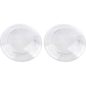 Interior Roof Clear Dome Light Lamp Lens Cover Compatible With 2003 2004 2005 2006 Jeep Wrangler TJ Accessories Parts Replaces 56047115AA Inside Overhead Console Reading Light Lens 1 Pair