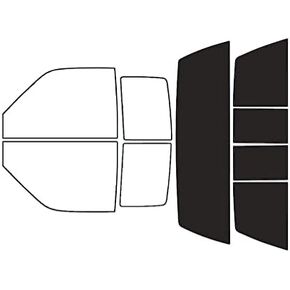 Rvinyl Window Tint Kit Compatible with GMC Sierra 1993-1999 (2 Door) - Complete Precut Kit - 5%
