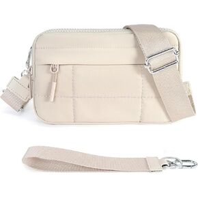 أكياس كروس صغيرة للنساء من نايلون معصم محفظة RFID مع 4 سستة تحمل جميع حامل بطاقة ائتمان المحفظة in Kuwait