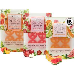 No-Mess Fragrance Tarts - (6 Mini Scented 1 Pack) Wax Melt Alternative - Strong Fragrance Tart for Wax Warmer - Long Lasting Scent Multipacks (Thai Orchid)