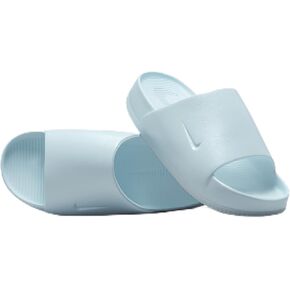 Nike Calm SE Women's Slides (FV5940-400, Glacier Blue/Glacier Blue) Size 8