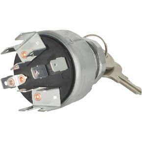 31-114 Ignition Switch w/ 2 Keys Compatible with Pollak 31-114P 4 Position 12V 30A