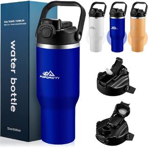 Sports Water Bottle, 50 Oz/1500mL, Leak Proof BPA Free Travel Outdoor For Men Women (Black)