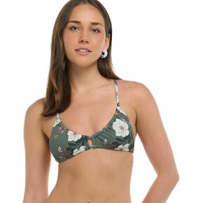 Body Glove Women's Kenna Adjustatble Triangle Slider Bikini Top Swimsuit with 2-Way Back