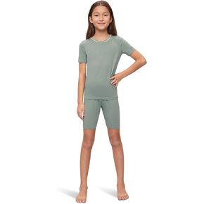 مجموعة Eberjey Girls 'Kids Modal Upal Usisex Short PJ