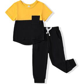 Mikrdoo Toddler Girls' Pajamas girl Sleepwear Rayon Derived from Bamboo Little Girl Pjs 2 Piece