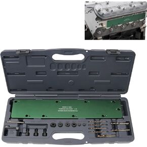 RYANSTAR RACING 71500 Exhaust Manifold Template Removal Tool Set Compatible with 5.7L Hemi Motors, Precision Drilling Tool （Upgraded Durable Cobalt Drill）