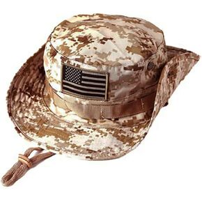 Military Tactical Head Wear/Boonie Hat Cap for Fishing &Outdoor Activties with USA Patch