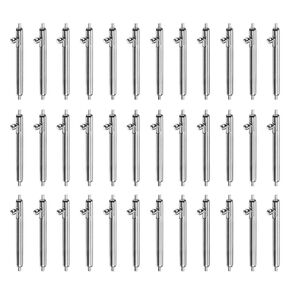 Harfington 36pcs Quick Freff Spring Bar 20mm عرض 1.8 مم قطره من الفولاذ المقاوم للصدأ دبابيس زمل