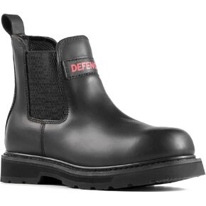 Men's Slip On Chlesea Work Boots for Men, Comfortable, Water Resistant, Full Grain Leather, Slip-Resistant, Goodyear Welt, EH S2432