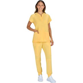 KOI Next Gen We Have Heart Women's 3-Pocket Scrub Top