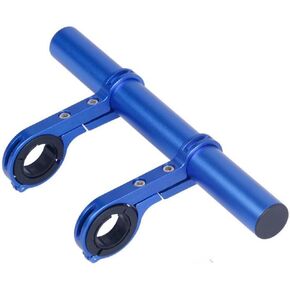 Upgrade Your Ride with This 8" Bike Handlebar Extender – Durable Aluminum Alloy, Dual Clamp Bracket for Secure Fit, Compatible with 0.88" to 1.3" Diameter Handlebars (Sleek Black Design).