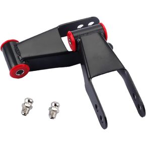 410520 2Pc Rear Drop Lowering Shackle Suspension Kit Compatible with Chevy 1988-2018 & GMC C1500/C2500 1988-2019 Silverado Sierra 1500