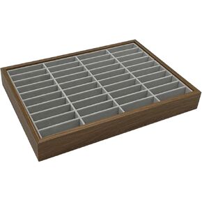 Wood Bangle Display Tray 40 Slot Display Tray