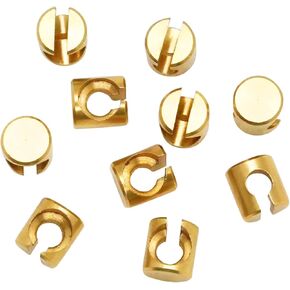 Throttle Idle Cable Ferrules for Carburetor Throttle Cable End Joint Guide Nut fits for Harley Davidson FLHR Road King 1996-2006/FXDF Fat Bob 2009-2017/5650876