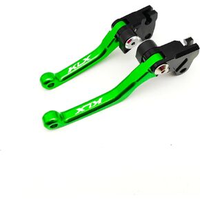 OEM Replacement Brake Clutch Levers for Kawasaki KLX110 (2002-2025) | KLX110L (2010-2025) CNC Aluminum Adjustable Handlebars | Motorcycle Control Lever Set with Easy Install (Matte, Black)