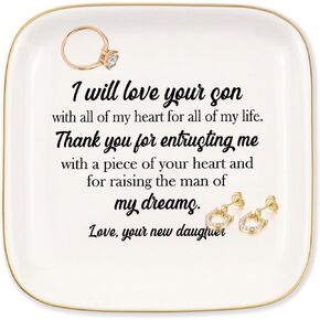 Christian Gifts for Women Jewelry Dish, Inspirational Religious Gifts for Faith Religious Gifts, Spiritual Christian Gifts for Teens Girls and Women, Christian Bible Verse Ring Tray Catholic Gifts