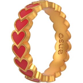 Enso Rings Hearts Collection Silicone Ring Collection