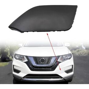 FZJDSD Front Bumper Tow Hook Cover 622A0-6FL0H Compatible with Nissan Rogue CVT AWD FWD Rogue Hybrid 2017 2018 2019 2020 Replace 622A0-6FV0A