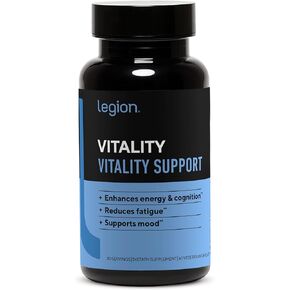 Legion Vitality-مكملات العافية الطبيعية مع الأزرق ، Rhodiola Rosea ، Co-Q10 & L-ergothioneine -30 SVG