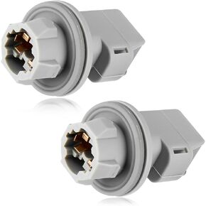 مقبس لوحة ترخيص Light F81Z13411AA لـ Ford F150 F250 F350 Super Duty Fiesta 2004-2021 قابس مصباح خلفي خلفي AL8Z13411B (قابس المصباح)