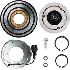 KAX 68465 A/C Compressor Clutch, Compatible with Nissan Murano 3.5L 2003-2007, Quest 3.5L 2004-2009, DKS17D Style, 926005Z010, 926005Z01A, 926005Z01B