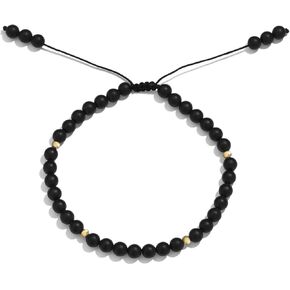 Softones 6mm Natural Stone Anklet for Women Gemstone Ankle Bracelets for Women Healing Energy Crystal Anklets Adjustable(8.5-10 Inches)