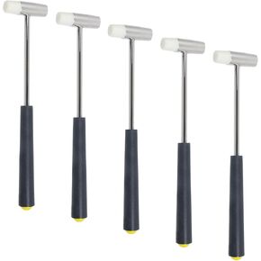 T Tulead Mini Hammer Multifunctional Hammers 7-Inch Watch Tools for Watchmaker,Jeweler Pack of 5