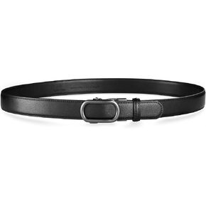 MILORDE Womens Ratchet Leather Dress Belt - Customizable Fit,Fashion & Classic Designs for Dress and Casual 1 1/5"