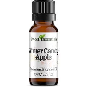 Winter Candy Apple, 10ml (0.35fl oz) Premium Fragrance Oil, Aromatherapy, Diffuser, Crafts, Soap, Home Scents, Bath & Body, DIY Parfum and Much More. Versatile & Long-Lasting by Sweet Essentials