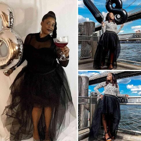 Women's Hi-Lo Tutu Tulle Bustle Skirt Petticoat Festival Party Maxi Skirt Wedding Evening Prom Dovetail Skirt in Kuwait