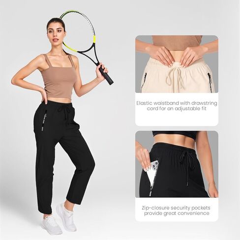 2025 Upgrade Stretch Active Pants for Women Over 50, Women's Hiking Cargo Travel Pants Women in Saudi Arabia