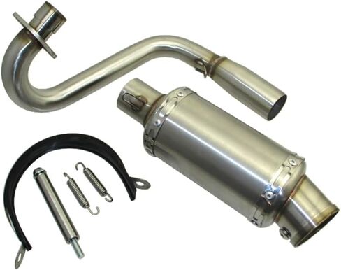 TC-Motor كاتم الصوت الأنابيب العادم TC-Motor مع كاتم الصوت لـ Z50 للدراجة MONKEY MINI TRAIL أيضًا تناسب المحركات الأفقية الصينية 50cc 70cc 90cc 110cc 125cc 150cc 160cc 190cc (A Color) in Kuwait