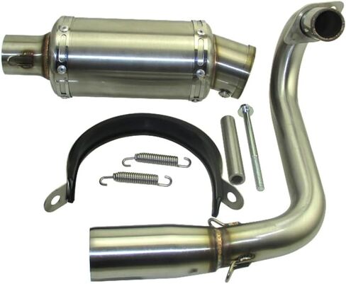 TC-Motor كاتم الصوت الأنابيب العادم TC-Motor مع كاتم الصوت لـ Z50 للدراجة MONKEY MINI TRAIL أيضًا تناسب المحركات الأفقية الصينية 50cc 70cc 90cc 110cc 125cc 150cc 160cc 190cc (A Color) in Kuwait