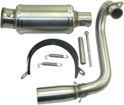 TC-Motor كاتم الصوت الأنابيب العادم TC-Motor مع كاتم الصوت لـ Z50 للدراجة MONKEY MINI TRAIL أيضًا تناسب المحركات الأفقية الصينية 50cc 70cc 90cc 110cc 125cc 150cc 160cc 190cc (A Color) in Kuwait