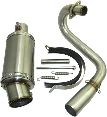 TC-Motor كاتم الصوت الأنابيب العادم TC-Motor مع كاتم الصوت لـ Z50 للدراجة MONKEY MINI TRAIL أيضًا تناسب المحركات الأفقية الصينية 50cc 70cc 90cc 110cc 125cc 150cc 160cc 190cc (A Color) in Kuwait