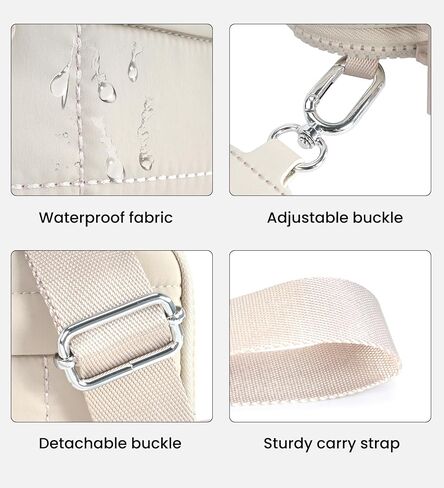 أكياس كروس صغيرة للنساء من نايلون معصم محفظة RFID مع 4 سستة تحمل جميع حامل بطاقة ائتمان المحفظة in Kuwait