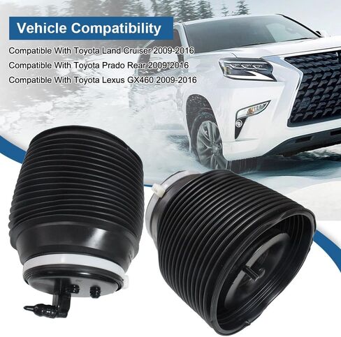 Pair New Rear Right Left Air Spring for Lexus GX460 Toyota Land Cruiser Prado 150 Air Suspension Shock 4808060010 4809060010… in Saudi Arabia