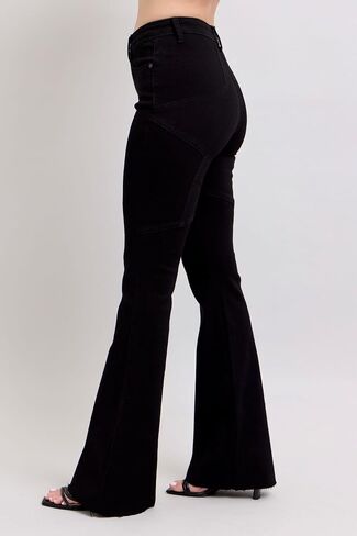 Judy Blue Blue Star Seam Seam Detail Jeans - STACK STICH DESICATION STANCE DESICATION ، STRETT in Saudi Arabia
