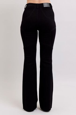 Judy Blue Blue Star Seam Seam Detail Jeans - STACK STICH DESICATION STANCE DESICATION ، STRETT in Saudi Arabia