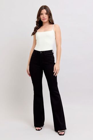 Judy Blue Blue Star Seam Seam Detail Jeans - STACK STICH DESICATION STANCE DESICATION ، STRETT in Saudi Arabia