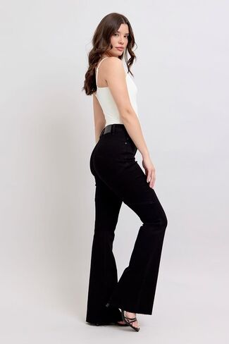 Judy Blue Blue Star Seam Seam Detail Jeans - STACK STICH DESICATION STANCE DESICATION ، STRETT in Saudi Arabia