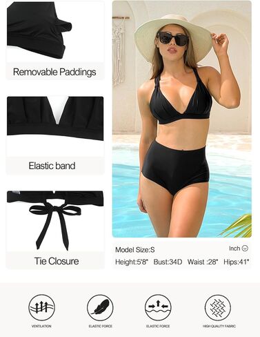 Ocean Blues Women's Triangle Bikini Top V-Neck Swimsuit Top in Kuwait