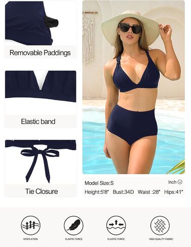 Ocean Blues Women's Triangle Bikini Top V-Neck Swimsuit Top in Saudi Arabia