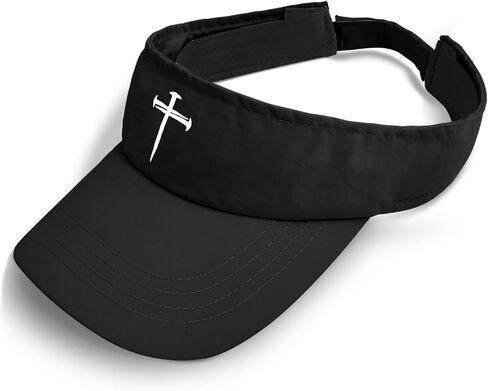 Cross Nails Jesus Christ Hats Sun Visor for Adult Sun Visor Hat Cute Sun Visors in Saudi Arabia